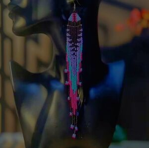 Elegant Beaded Dangle Earrings